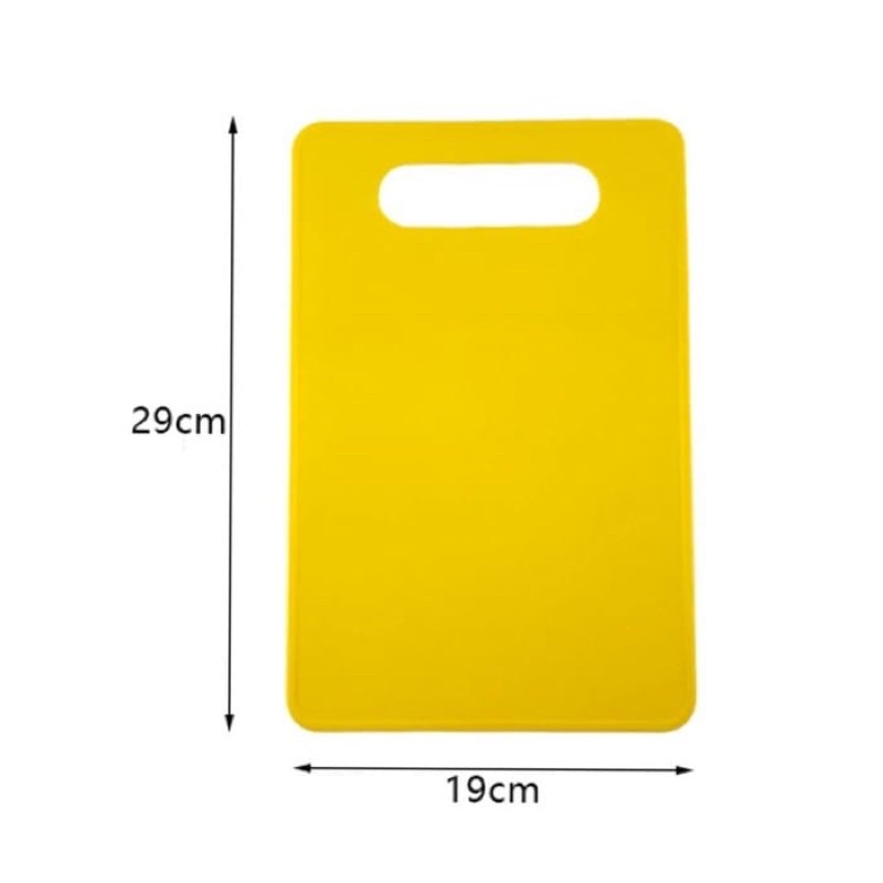 Talenan Plastik  29x19cm tebal 1.5mili/Talenan Dapur Cutting Board/Talenan Warna