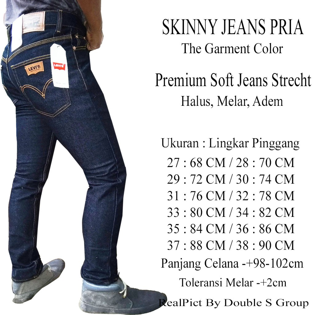 size celana levis