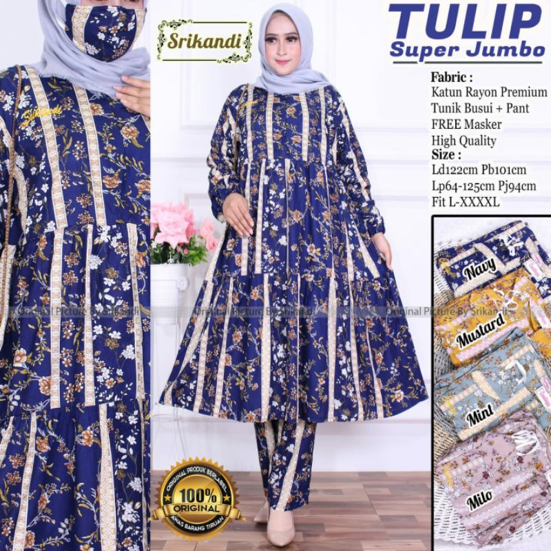 Tulip Super Jumbo Setelan by Srikandi Cantique