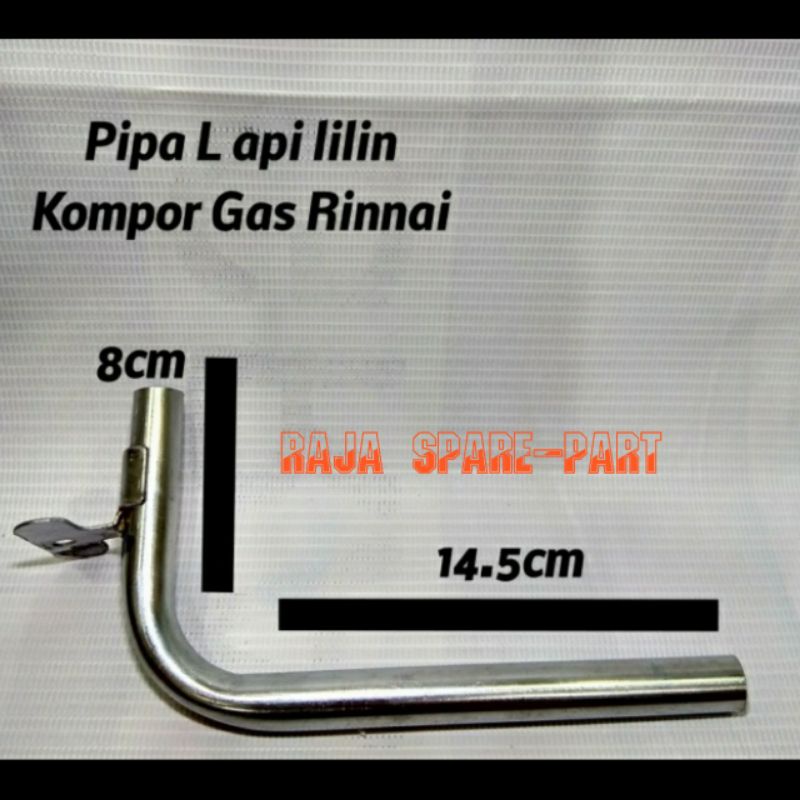 Pipa Api Lilin Rinnai Pendek / Sparepart Kompor Gas