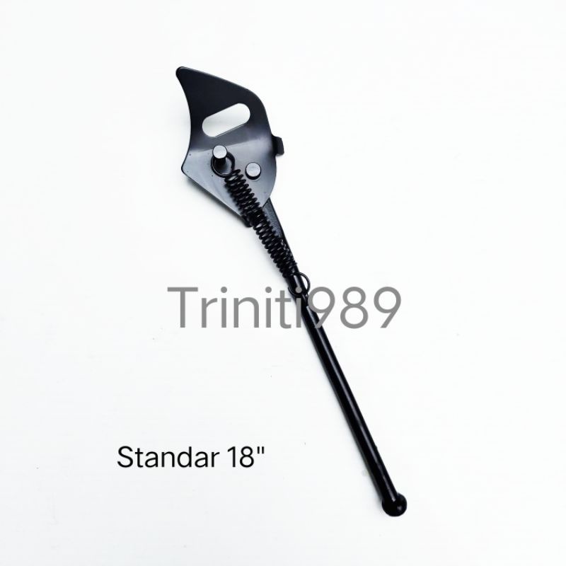 Standar samping sepeda 18" BMX hitam