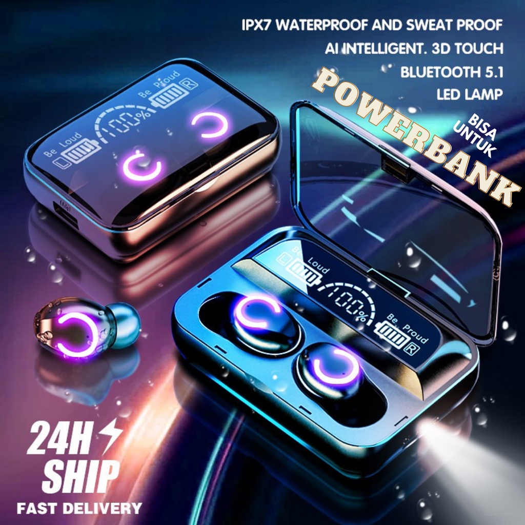TWS F9-5 Earphone Sport Waterproof Headset Bluetooth 5.0