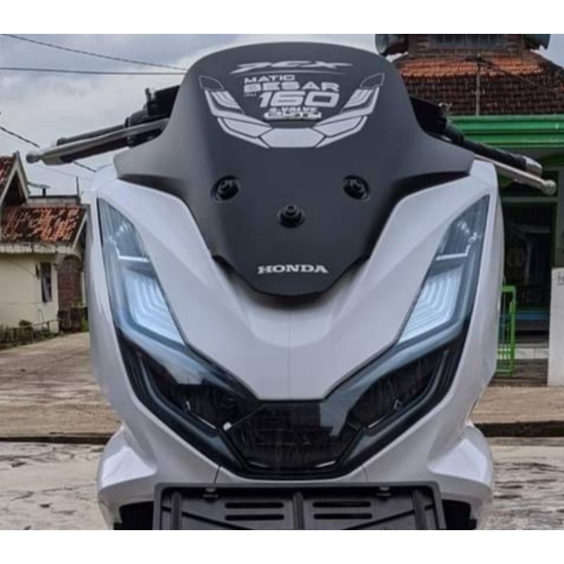 sticker visor pcx 160