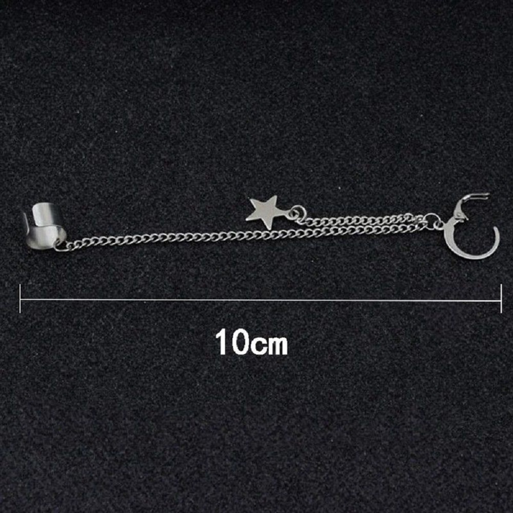 1Pc Kpop BTS Bangtan Boys Anting Clip J-Hope Aksen Rumbai untuk Pria / Wanita Baru-6