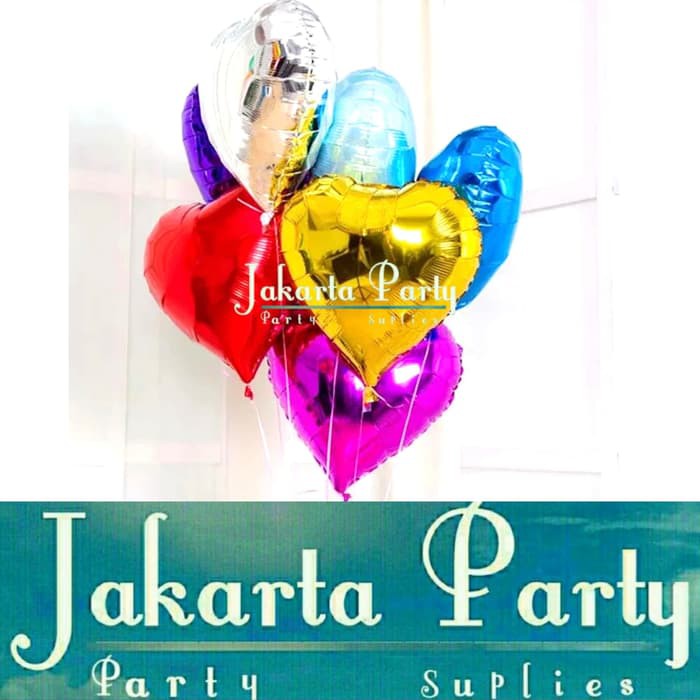 Balon Foil Love Biru / Balon Love / Balon Hati / Balon Valentine