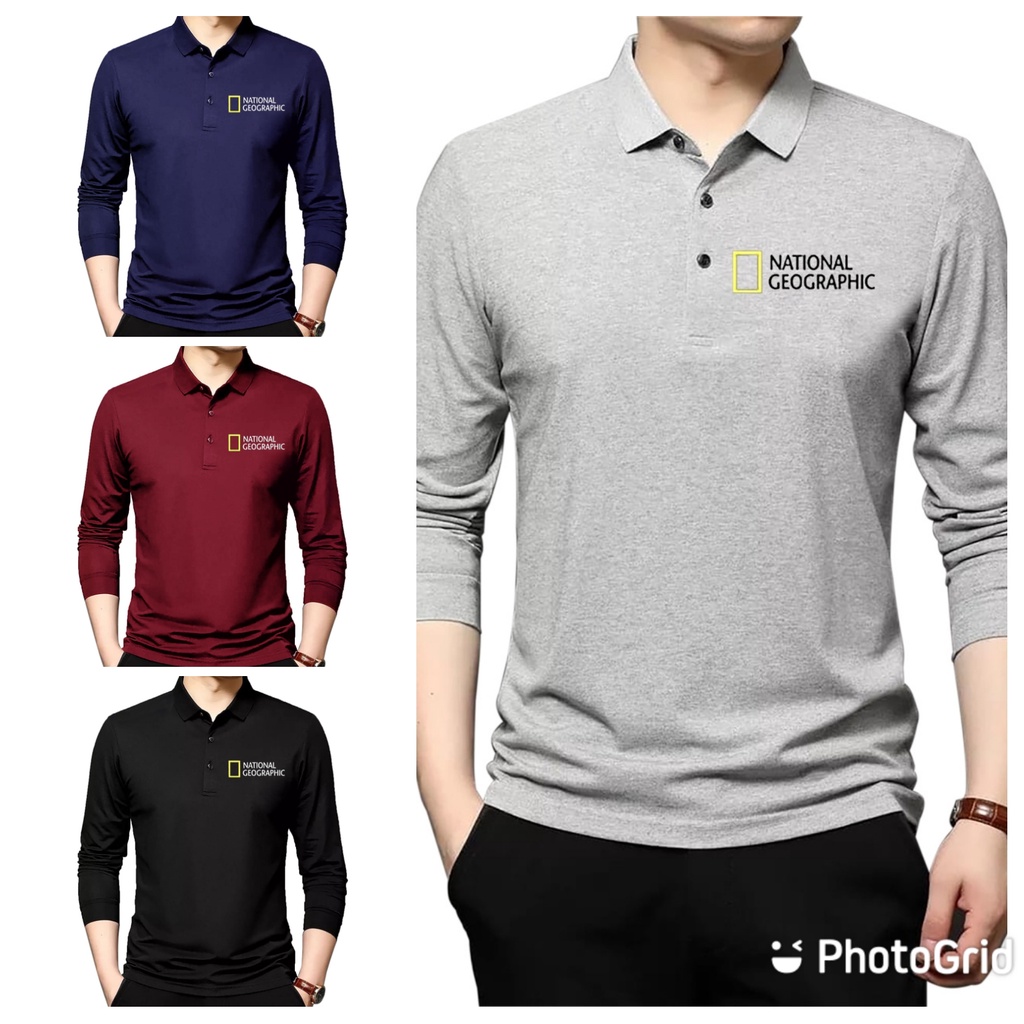 Kaos Pria Jf.Nasio Kaos Pria Lengan Panjang Kaos Pria Distro Keren Baju Cowok Terbaru Pakaian Pria T