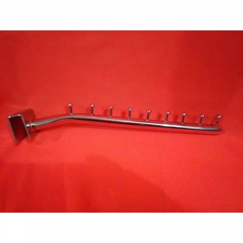 Hanger Pipa Kotak Suling Pipa Kotak Seruling Besi Gantungan Baju Display Gantungan Besi Kait Pipa Ko