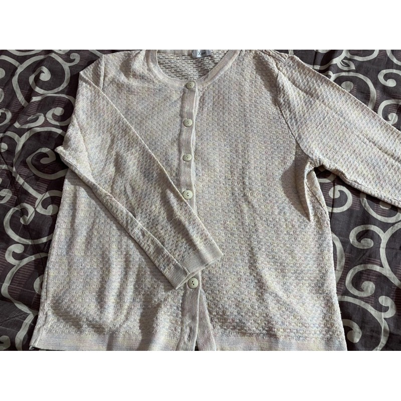 PRELOVED CARDIGAN BABY PINK