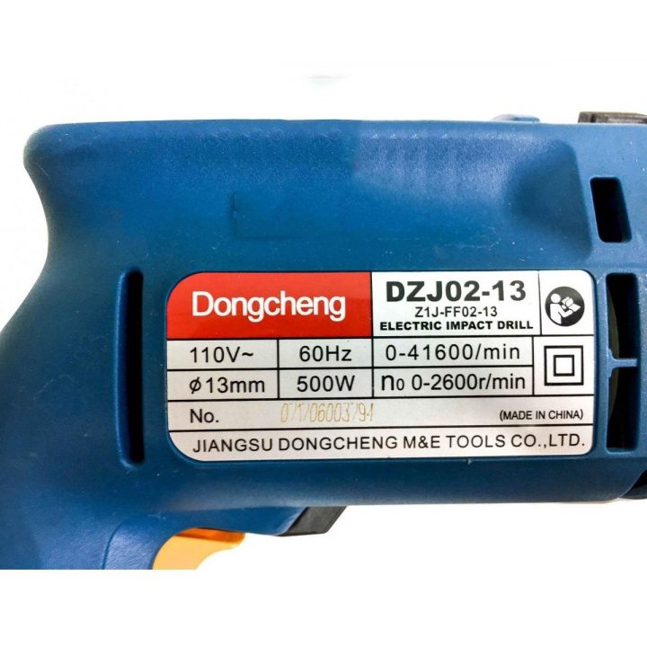 DONGCHENG DZJ 02-13 Mesin bor tembok 13mm DZJ02-13 impact drill