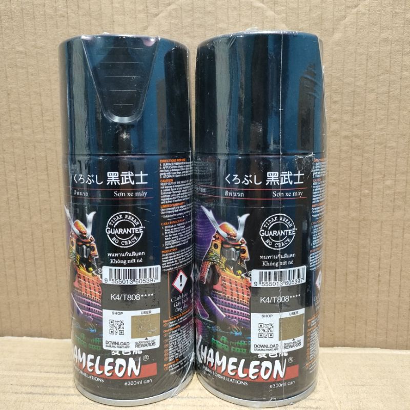 Samurai Paint Khameleon T808 Bunglon 808 300ml Pilok Pilox Cat Semprot Cat Aerosol Kualitas Kompresor