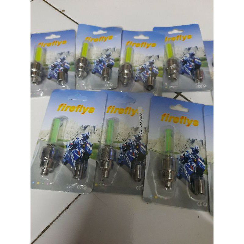 TUTUP PENTIL BAN  SEPEDA MOTOR LAMPU LED