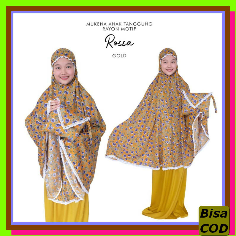 Mukena Anak Tanggung Mukena Anak Perempuan Rukuh Anak Mukena Mura ES872 Mukena Anak Tanggung Rayon