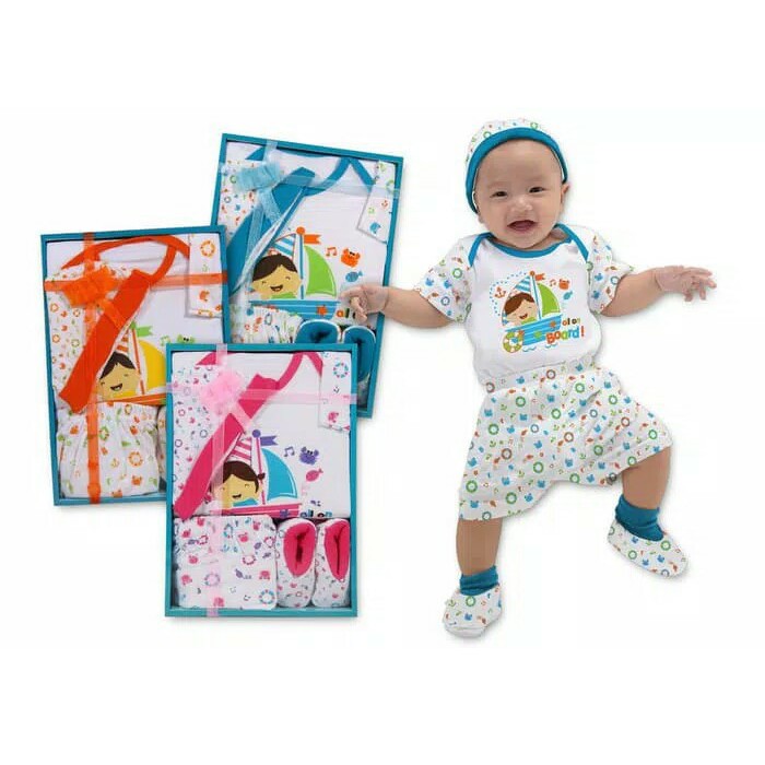 Kiddy Baby Gift Set 11163 - Kado Lahiran Bayi - Baju Set Bayi