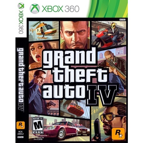 Game Grand Theft Auto IV (GTA 4) XBOX 360 for Jtag/RGH (Game Data DVD Kaset)