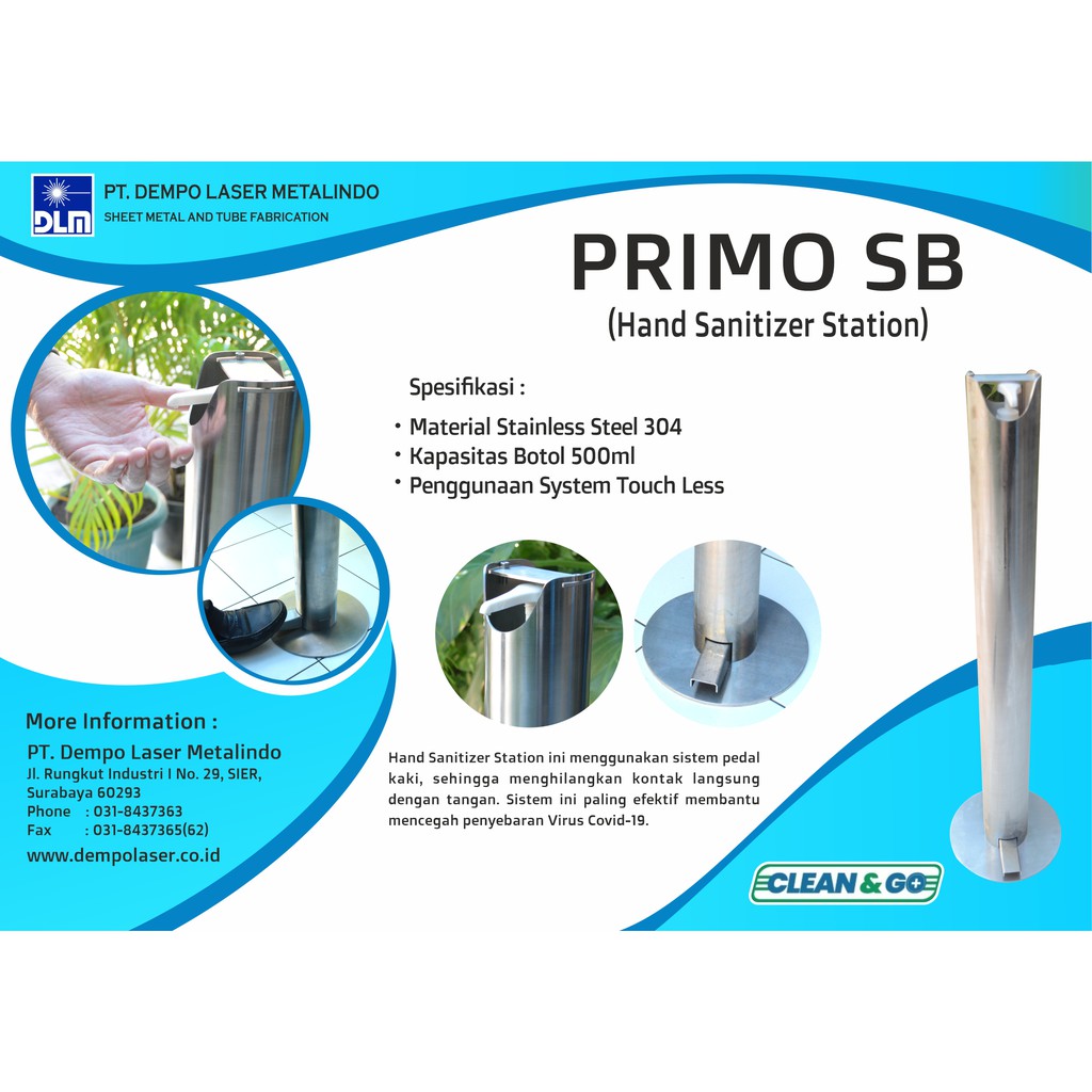 Standing Hand Sanitizer Touchless