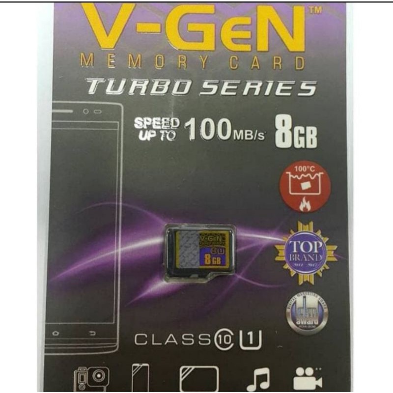 memory card v-gen 8gb original mmc vgen 8gb class 10