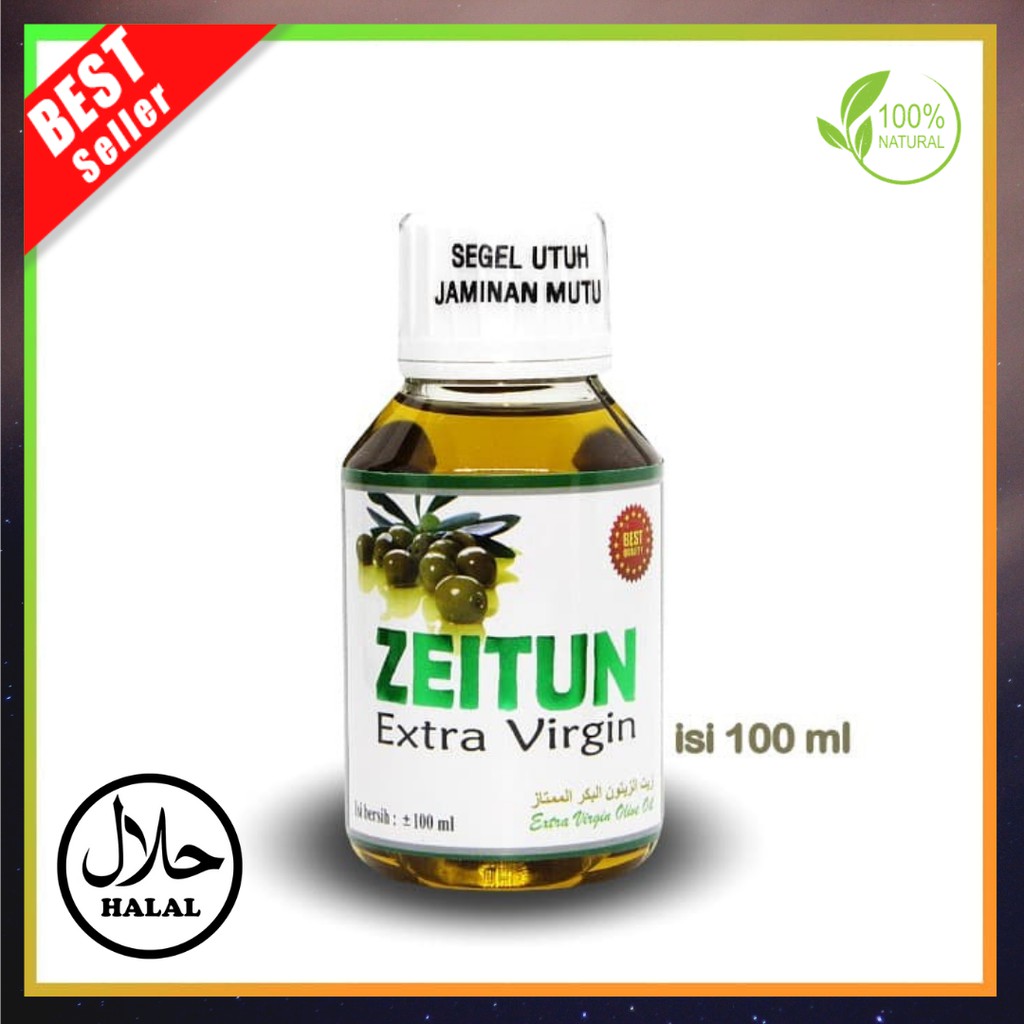 Jual Minyak Zaitun Murni Extra Virgin Olive Oil Misr 100ml Zeitun Herbal ORiginal asli Perasan