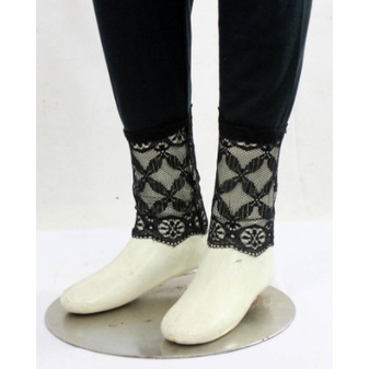 TERBARU  handrok celana panjang muslim katun kaos renda/ dalaman gamis