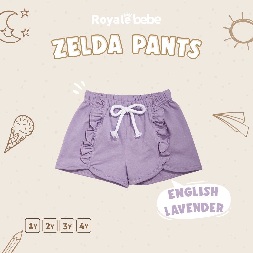 Royale bebe baby Zelda Pants / Celena Pendek Anak