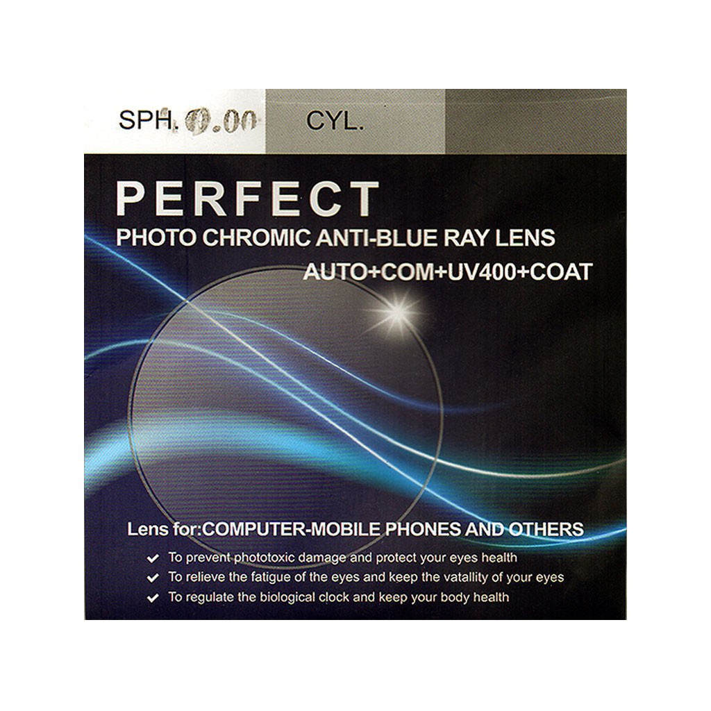 Lensa Perfect Lens - Photochromic Gray Plus Anti Blue Ray