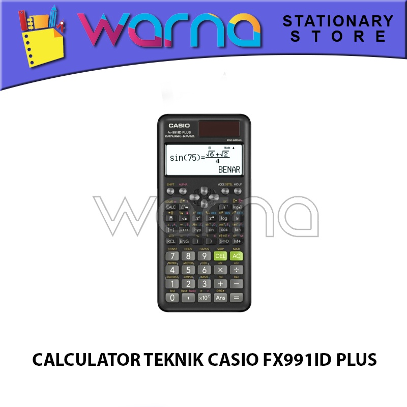 

KALKULATOR TEKNIK CALCULATOR CASIO FX991D PLUS