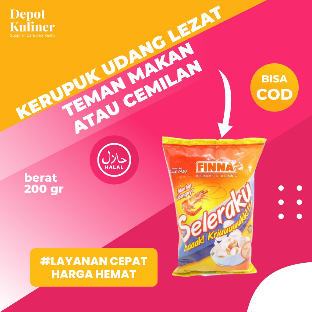 Kerupuk Udang Finna 200GR Seleraku