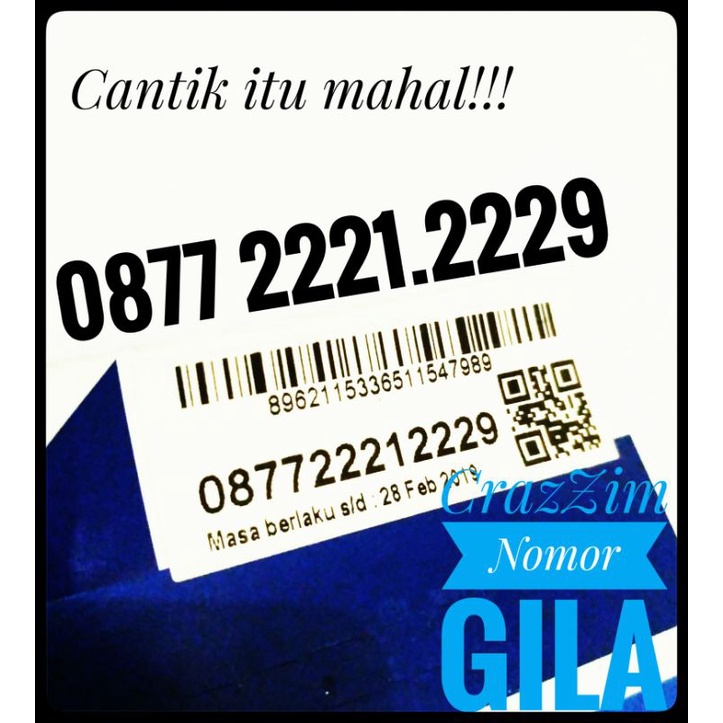 NOMOR CANTIK XL 29. Nomor Cantik Double Triple. No Cantik