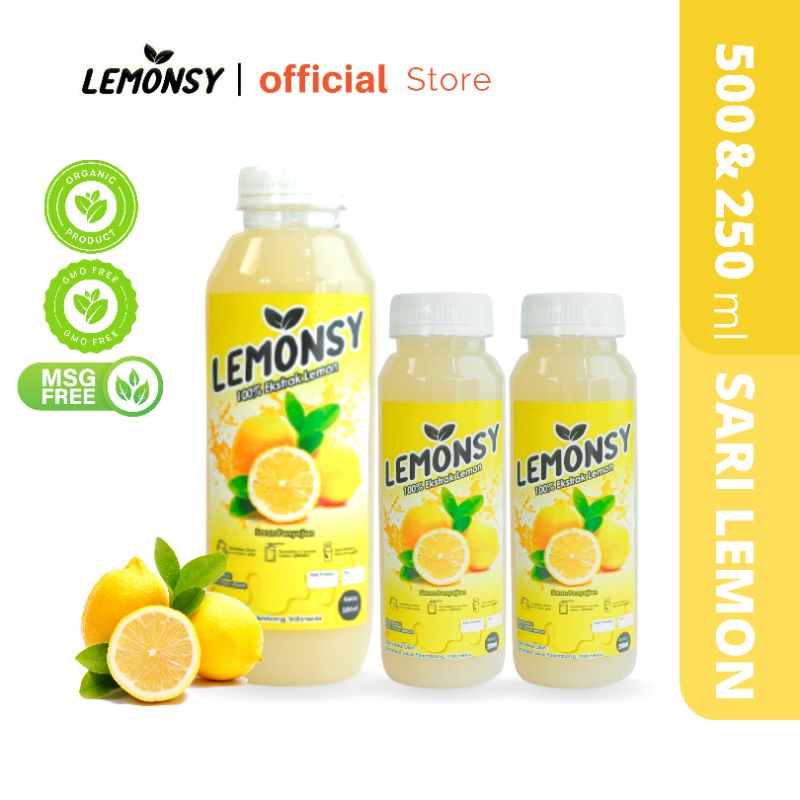 

[COD] Paket Mix 500ml + 250ml + 250ml sari lemon lemonsy diet alami 100% Melancarkan BAB