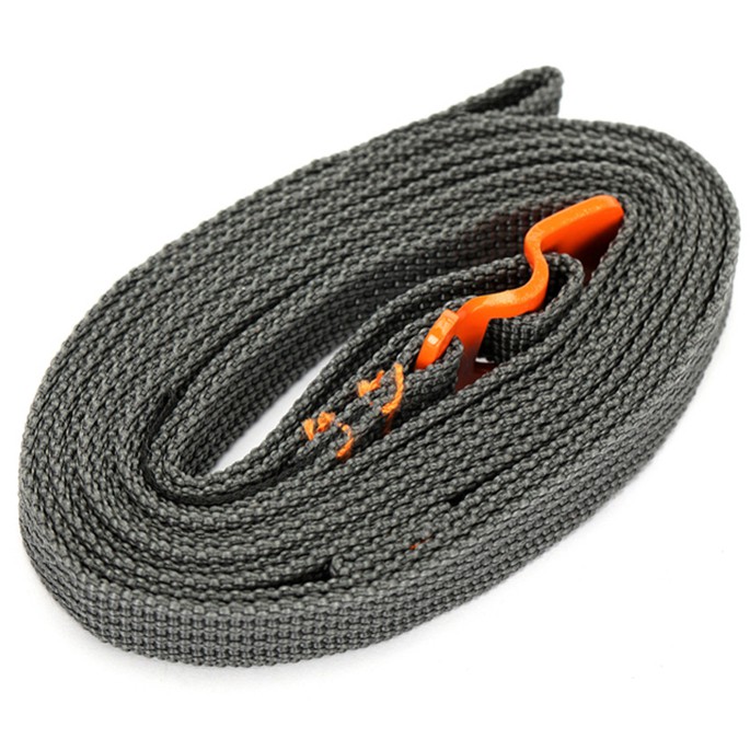 Strap Pengikat Tas Luggage Camping Hiking Rope with Metal Quick Hook - Multi-Colo