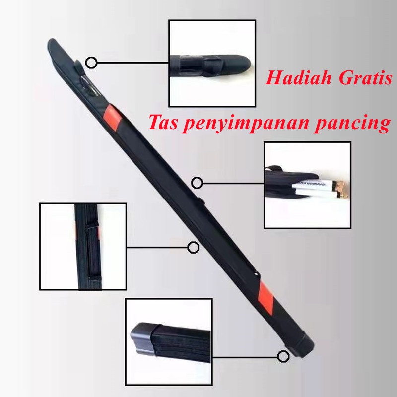 Joran Pancing Carbon Joran Casting Joran Lure Casting Tegek Carbon Pancing Tegek Joran Ul Alat Pancing