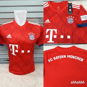 JERSEY BOLA CLUB BUNDESLIGA BUYER MUNCHEN HOME OFFICIAL 2018/2019 - GRADE ORI