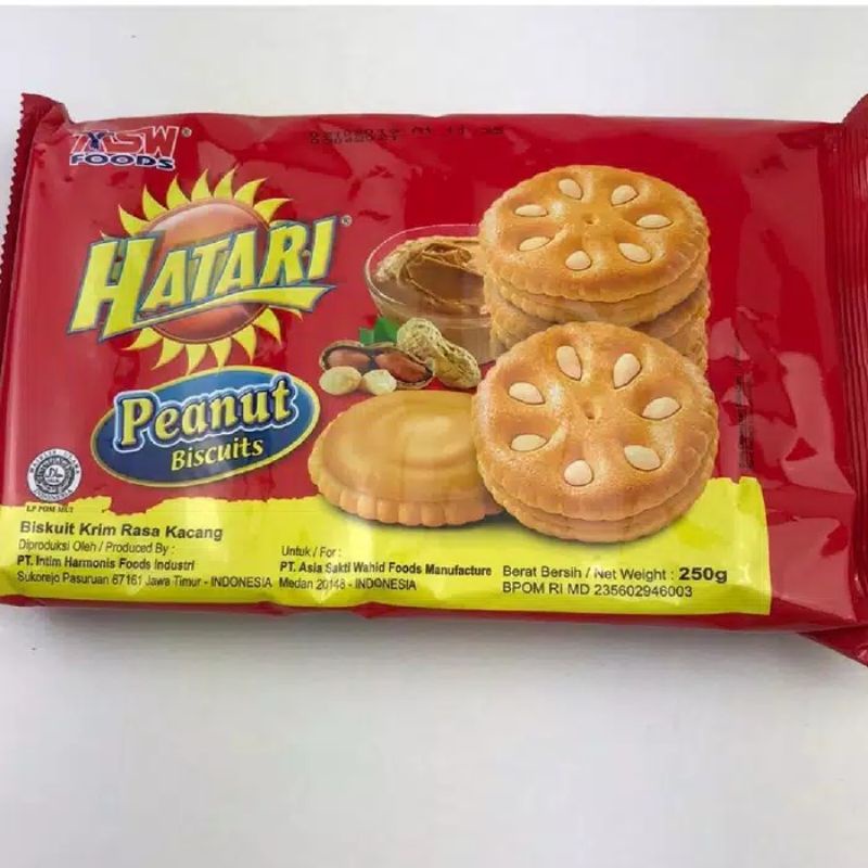 

Hatari Peanut Biscuits 250gr