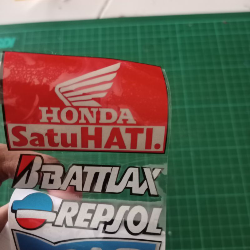 Sticker Cutting 1 Set Satu Hati Honda,Repsol