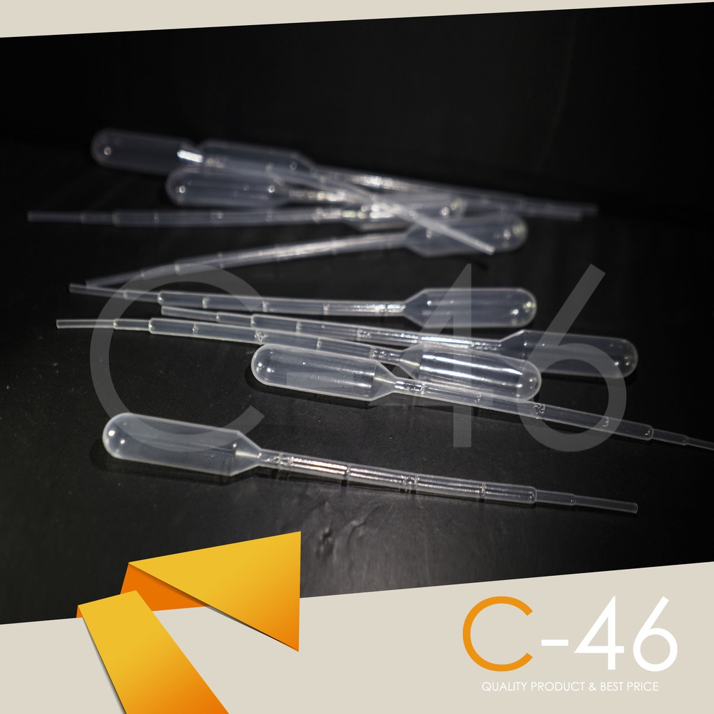 Pipet Tetes Plastik 1ml | Pipette Pasteur Dropping 1 ml 1 cc 1cc 500 pcs