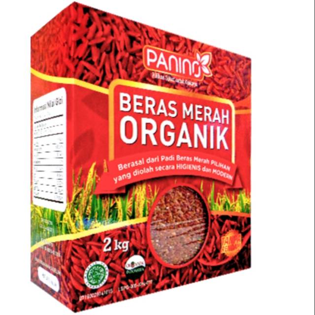 Jual Beras Merah Organik 2kg Shopee Indonesia 1339