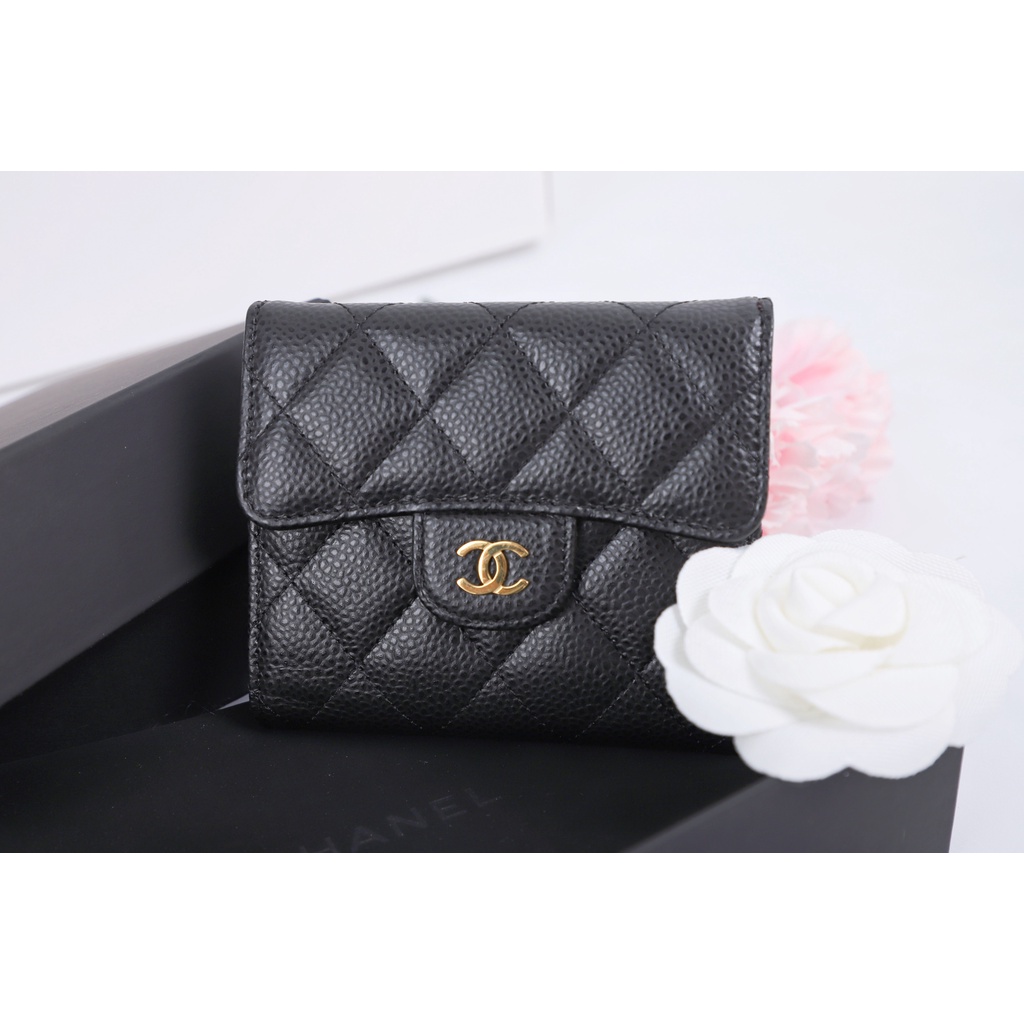 super premium dompet COCO classic small flap wallet