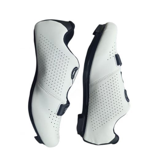 SPEED Sepatu Cleat sepeda Roadbike Road Bike model LOOK SPD - PUTIH DOFF SPEED