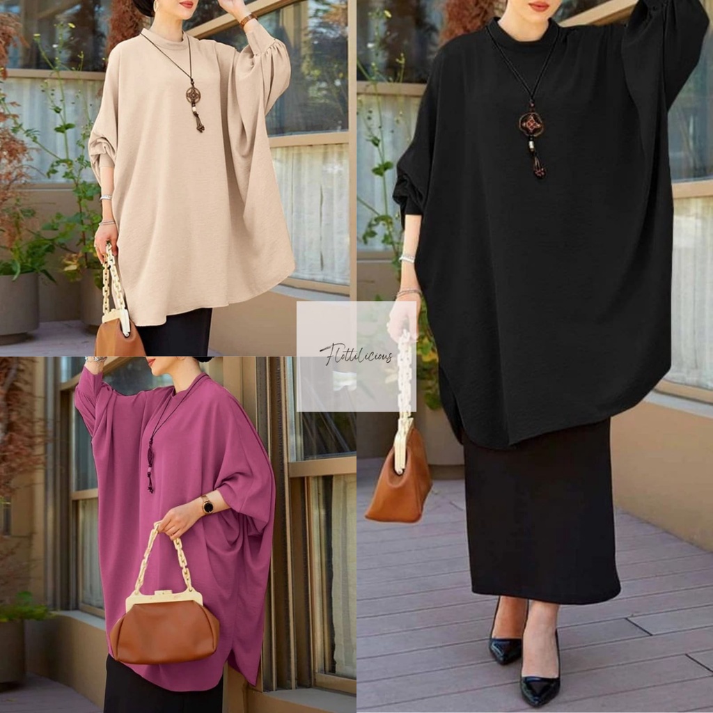 REYSEL BATWING - FLOTTILICIOUS / ATASAN MURAH / BLOUSE MURAH / GROSIR BAJU ONLINE / TUNIK JUMBO OVERSIZE