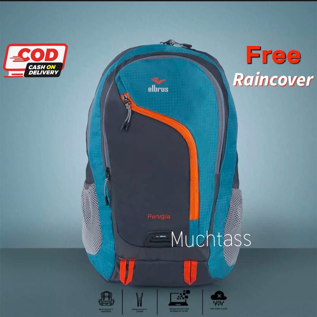 Daypack Tas Ransel Pria Seri Perugia Tas Pria Ransel Tas Punggung Tas outdoor Tas Bahu Pria
