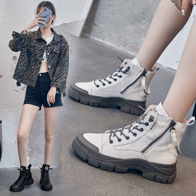 Sepatu Import Sepatu Wanita Sneakers Boots Import Premium Quality SP-558