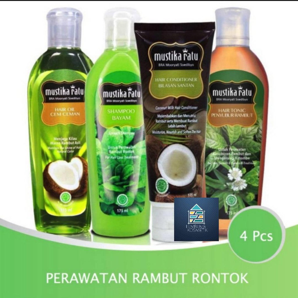 Paket Terlengkap MUSTIKA RATU Perawatan Rambut Anti Rontok