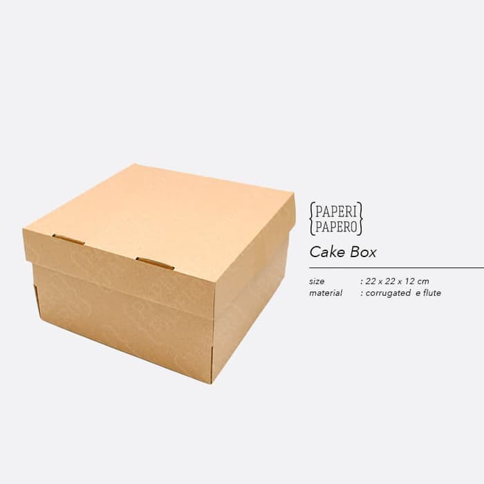 

Cake Box - Kotak / Dus / Boks Kue Bolu