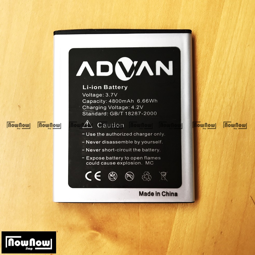 Baterai Advan S50G Original Double Power Batre Batrai Battery HP