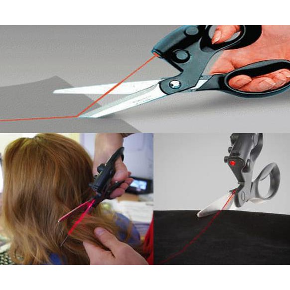 

Gunting Laser Scissors Alat Pemotong Kertas Kain Office Kantor Rambut Grocer01 Berkualitas