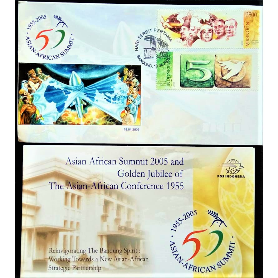

SHP Perangko Indonesia 50 Tahun Asia Afrika Summit 2005