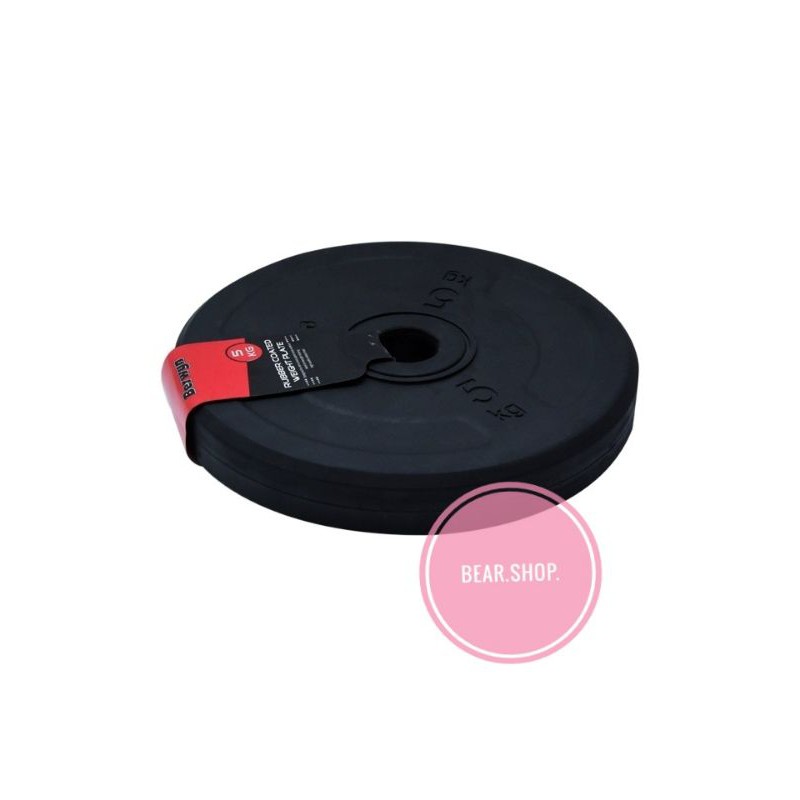 Plat Besi Barbel 5 Kg - Hitam
