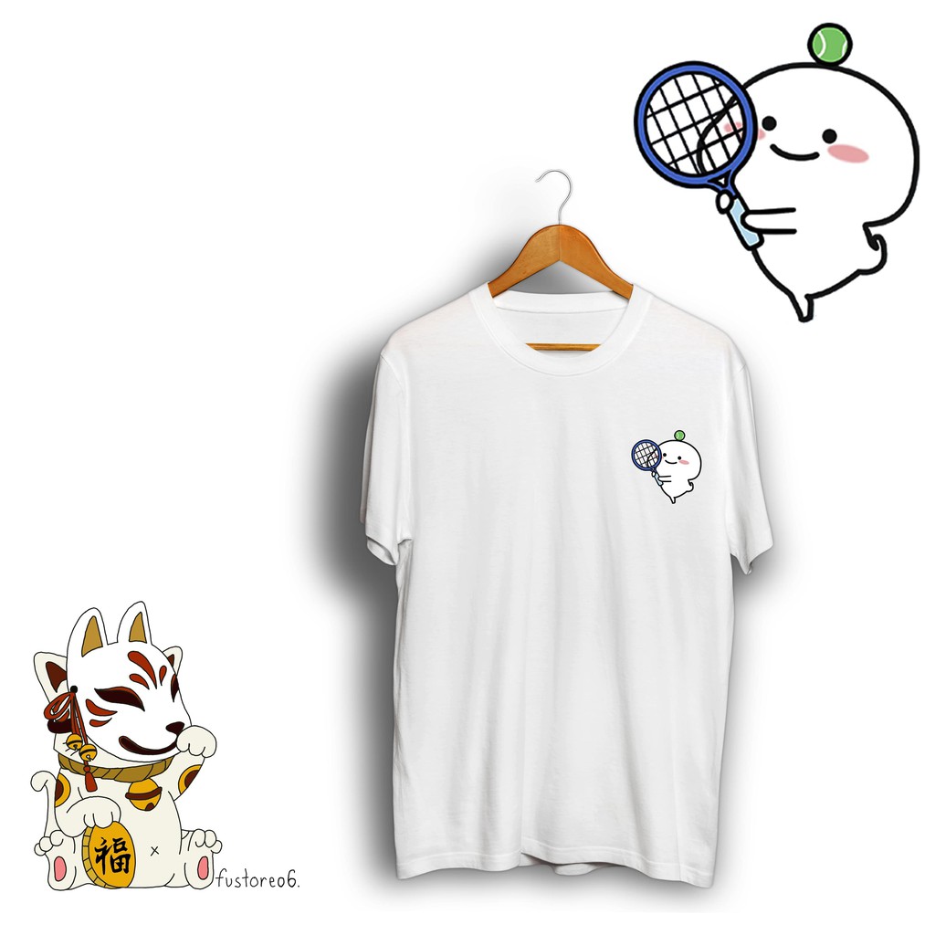 PENTOL 24 ALLSIZE OVERSIZE ANAK Quby Unyu Main Raket Bola Tennis Baju Kaos Premium Cotton Combed