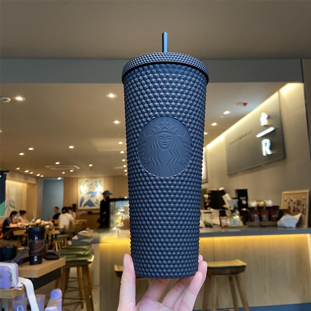 710ML Starbucks Tumbler Cangkir Jerami Starbucks Mug Starbucks Studded Durian Cangkir Kopi