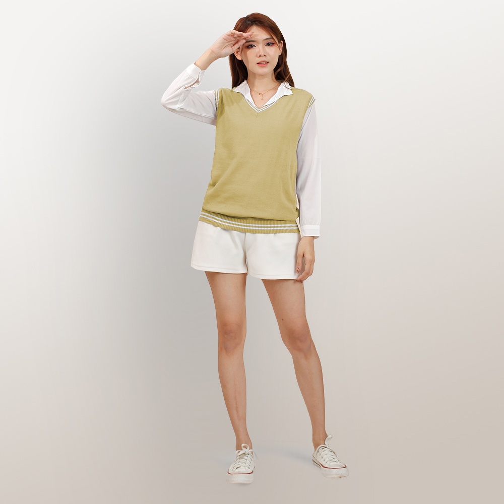 Rompi Rajut seragam Kantor wanita Fashion Model Terbaru - XSHOP Exotra