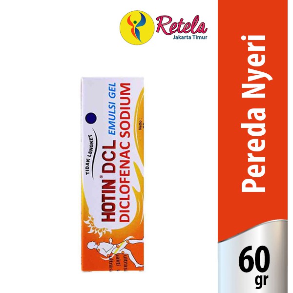 

Hotin Dcl Emulsi Gel Pereda Nyeri - Isi 60 Gr